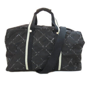CHANEL Black Boston Bag